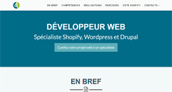 Desktop Screenshot of geoffrey-desfour.com